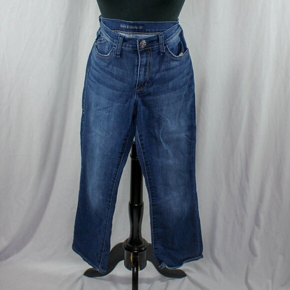 Rock & Republic Kendall Jeans Cropped Studded Size 10 - Picture 1 of 4